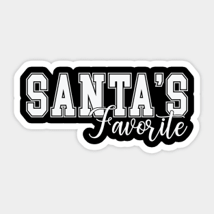 Santas favorite Sticker